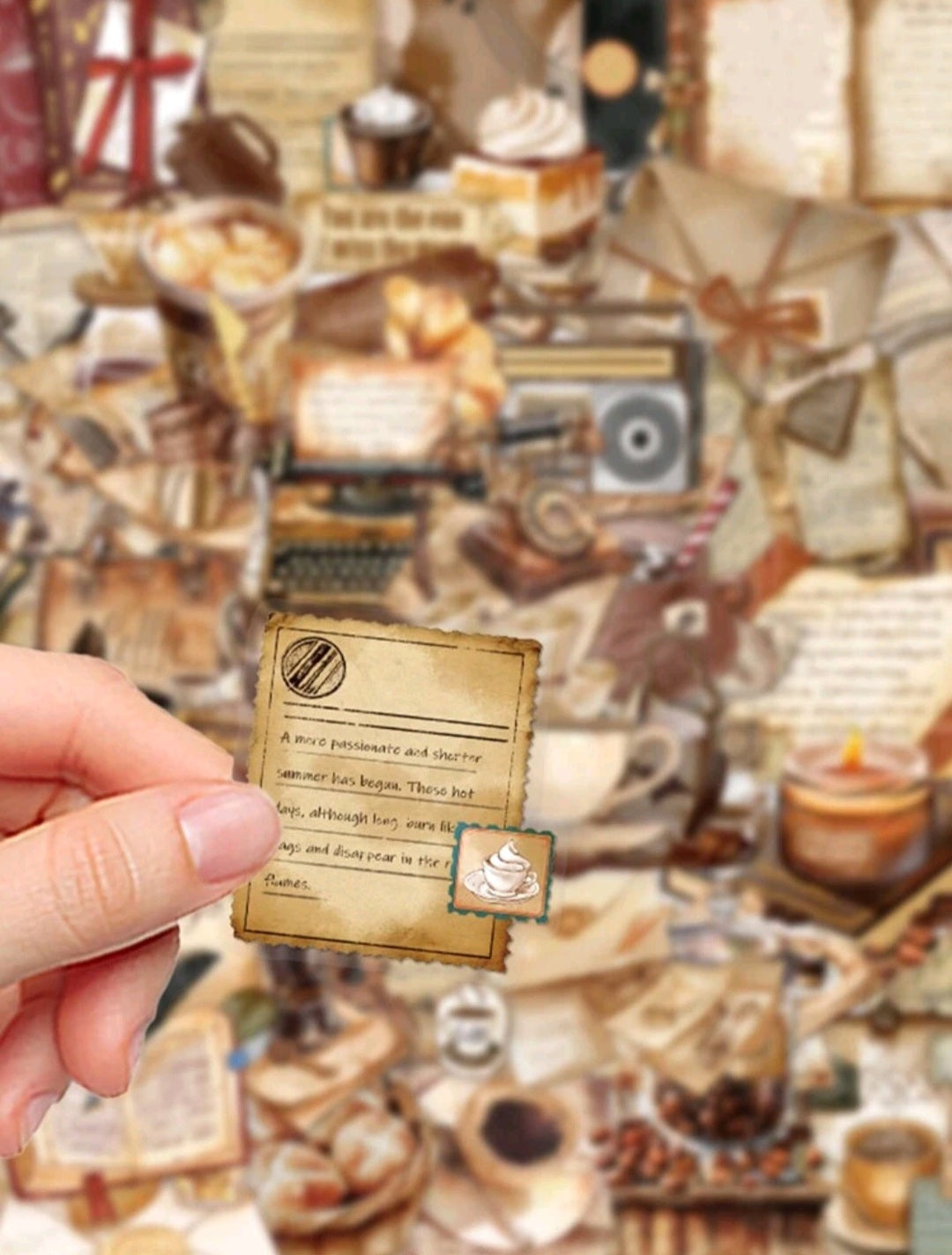 Retro Coffee Stickers