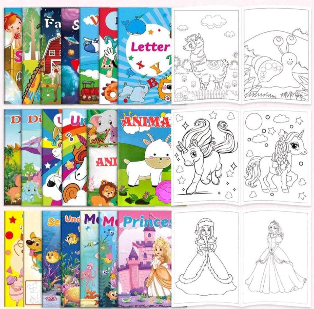Mini Coloring Books