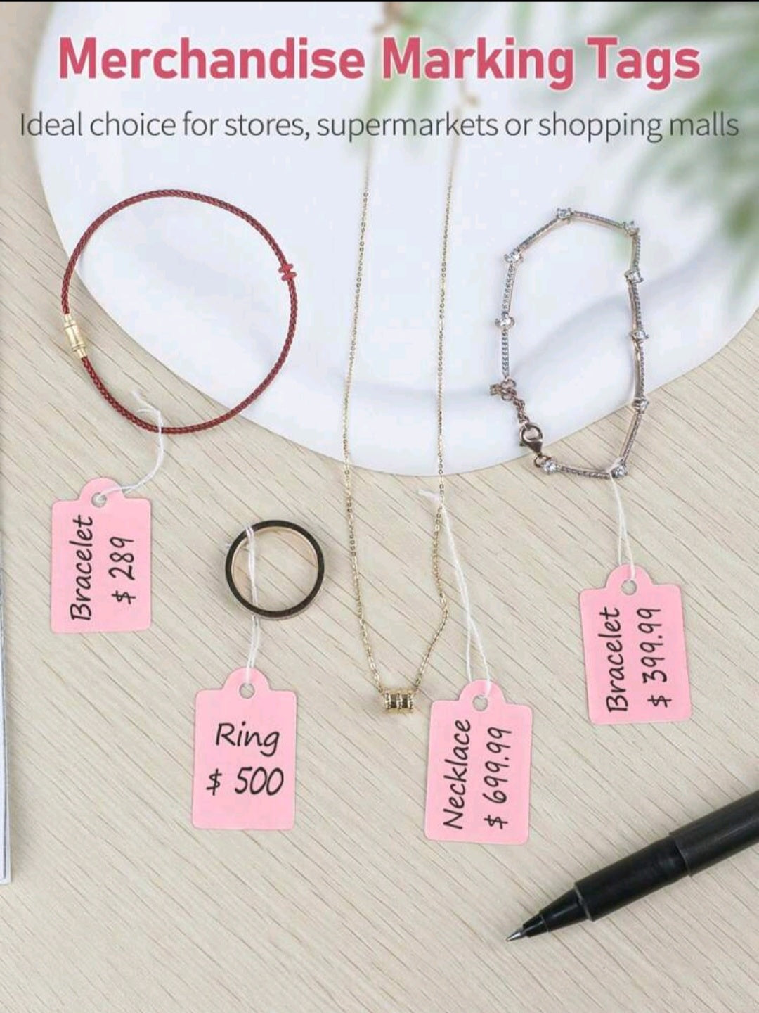 Pink Tags
