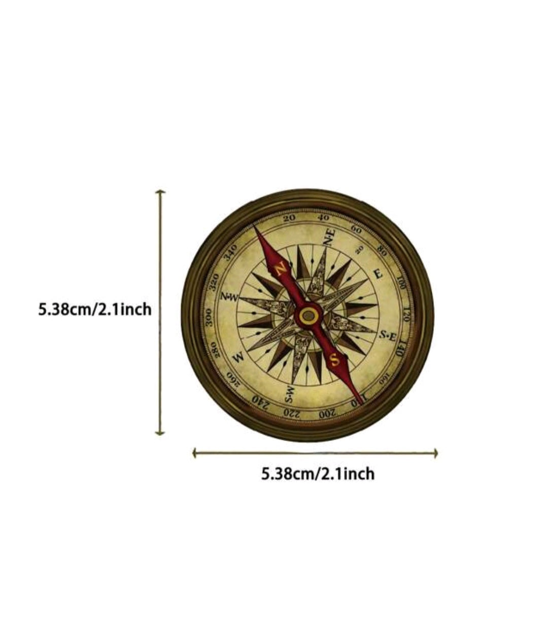 Travel Clock Map Sticker