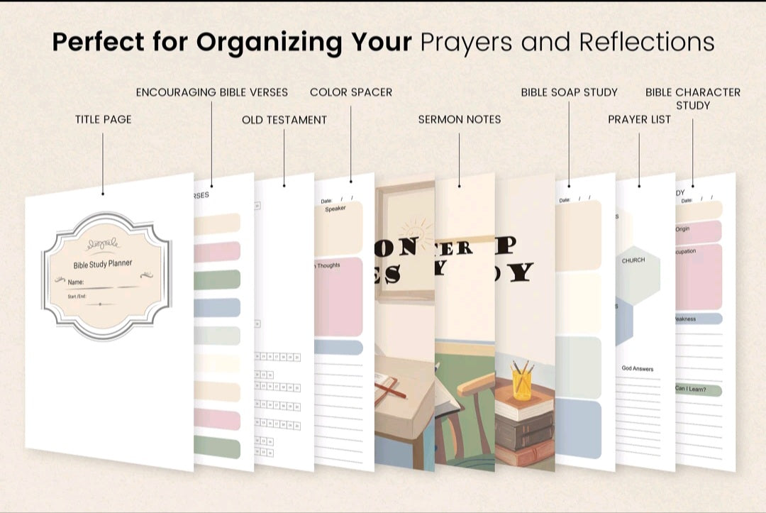 Bible Study Planner